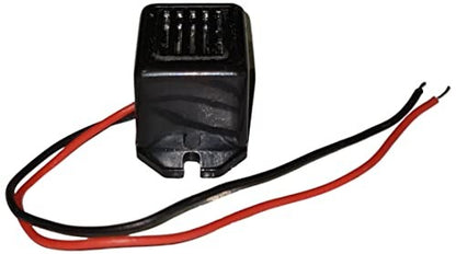 3 Pack 85dB Buzzer 3-6V DC with Wire Leads, 1.31" x 0.70" x 0.60", Black