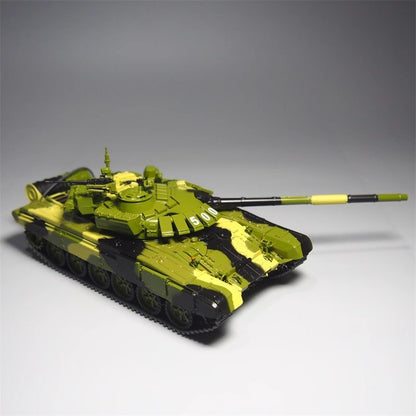 1:43 Main Battle Tank Alloy Simulation Military Ornaments Desktop T72b3 Model