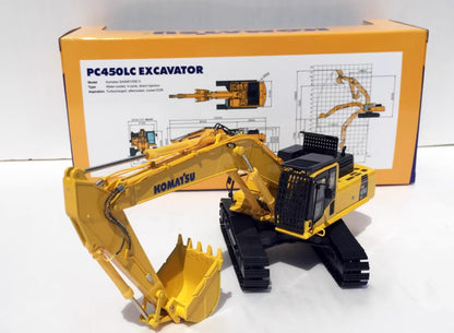 1:50 24CM PC400LC-8 Excavator Construction Machine Equipment Diecast Model
