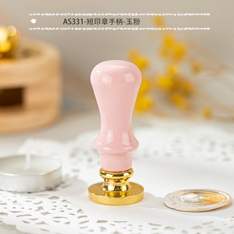 Wax Sealing Stamps Metal Retro Magic College Roman Column Handle DIY Card Making