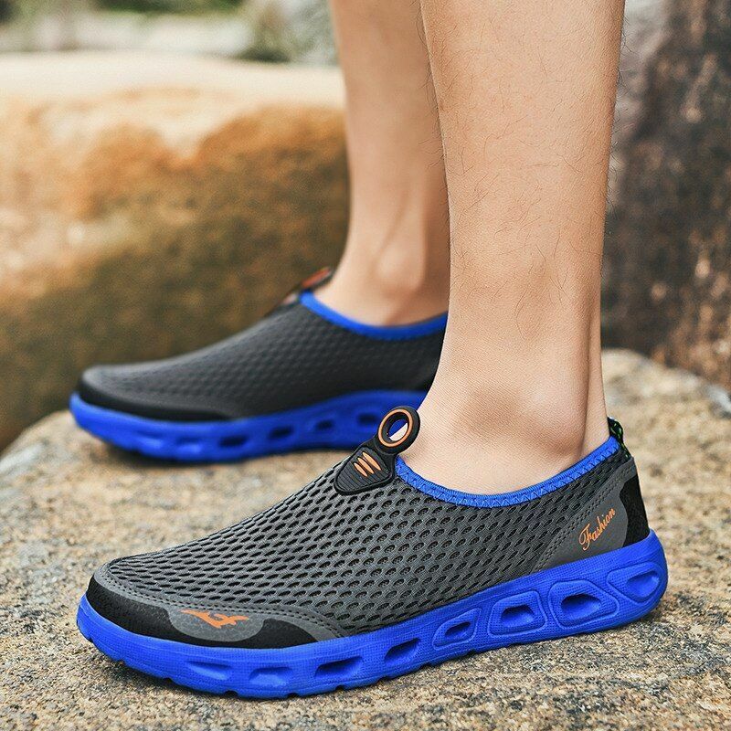 Summer Water Shoes Beach Mesh Quick Dry Breathable River Swimming Slip-on 35-48