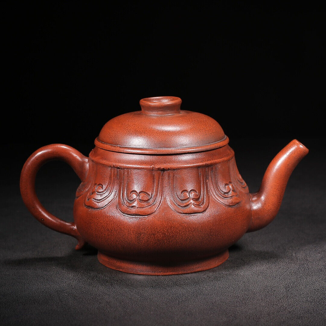 Chinese Yixing Zisha Clay Handmade Exquisite Teapot（梵莲 底款：汪寅仙）