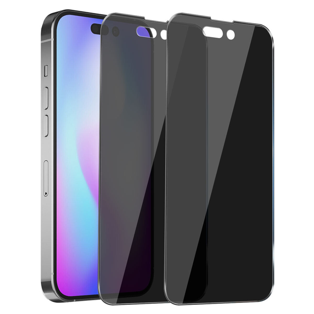 For iPhone 14 Pro/Pro Max/Plus Privacy Tempered Glass Anti-Spy Screen Protector