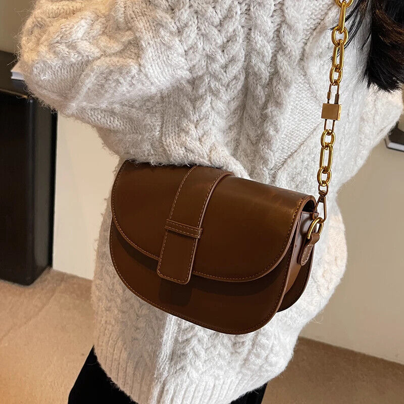 Shoulder Crossbody Bags Women 2023 Winter Women's Saddle bag Handbag