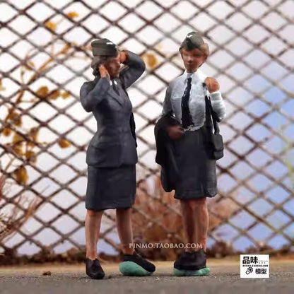 1/72 German Female Clerk 2 Soldier Model