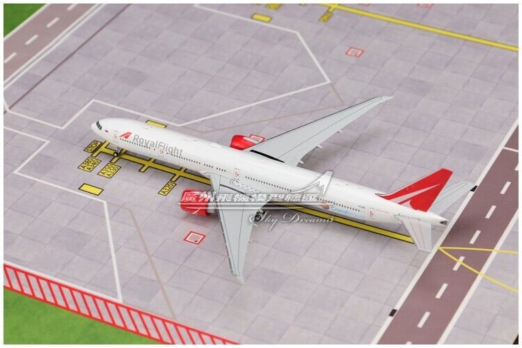 1:400 JC Wings RoyalFlight BOEING 777-300ER Passenger Airplane Diecast Model