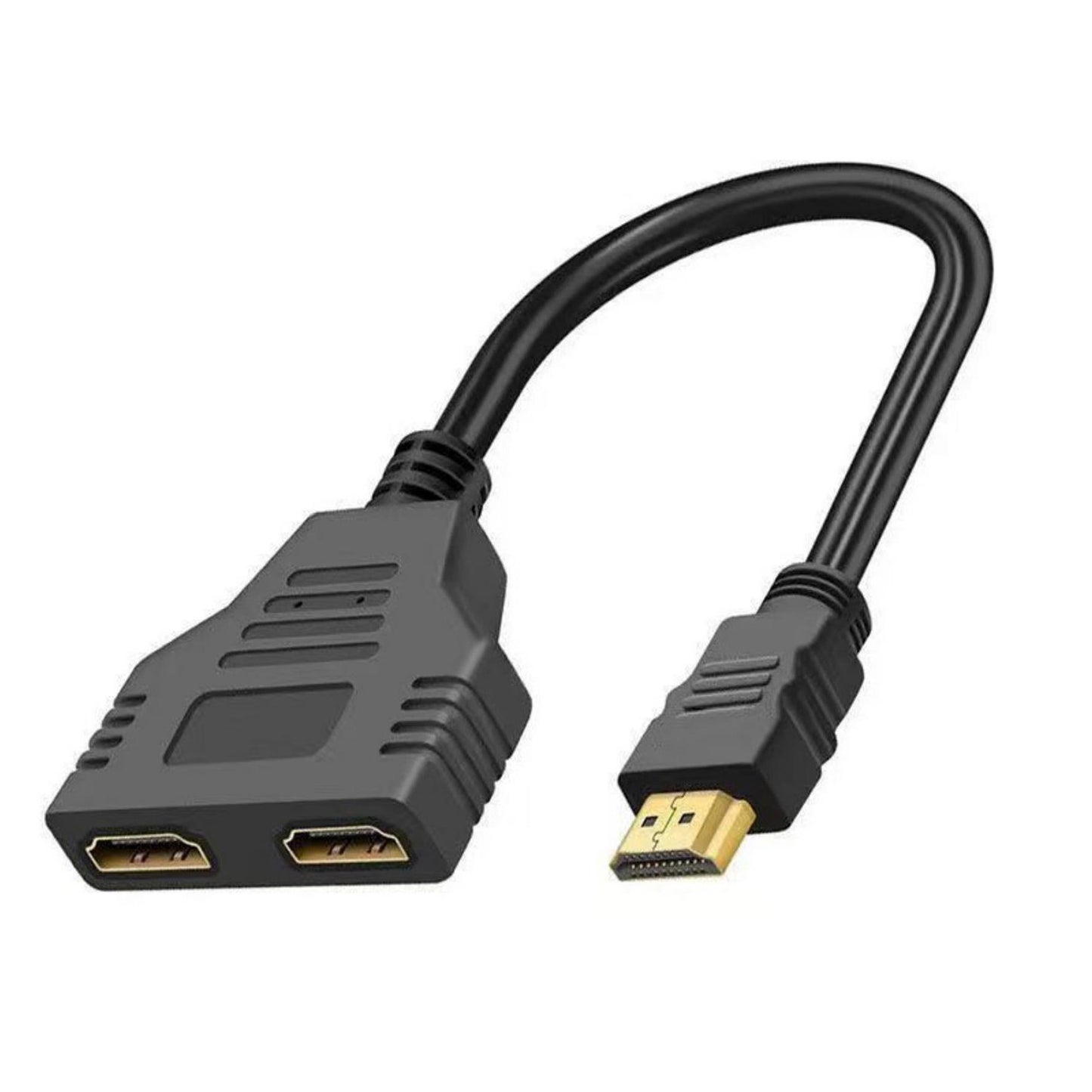 HDMI 1 in 2 out Splitter Crossover Male To Dual Female 2.0 Converter HD cable