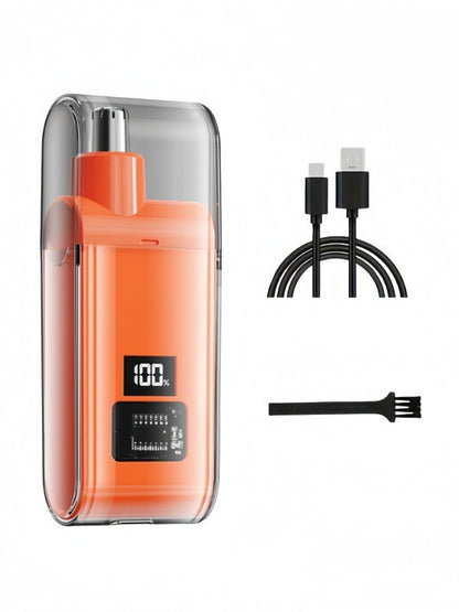 Ear and Nose Hair Trimmer with LED Display USB Rechargeable Water Resistant