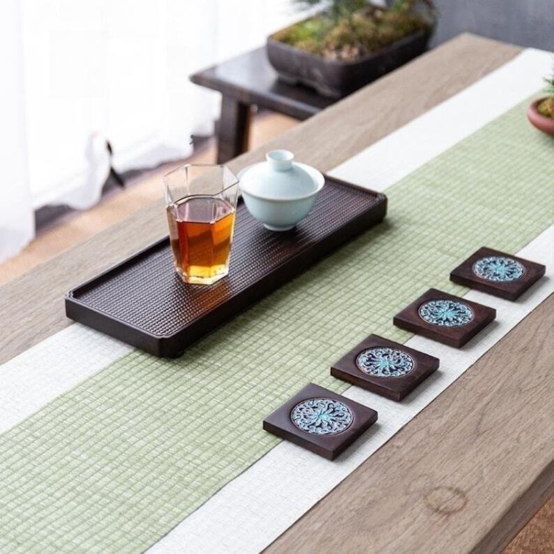 Colorful Waterproof Paper Tea Mat|Tea Table Mats|Dining Table Mats|Home Decor