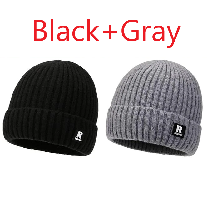 2PCS Military Tactical Skull Cap Winter Warm Fleece Windproof Ski Beanie Hats