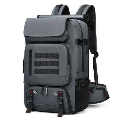 60L backpack Men Mountaineering bag Laptop Backpack Backpack Shoe bag