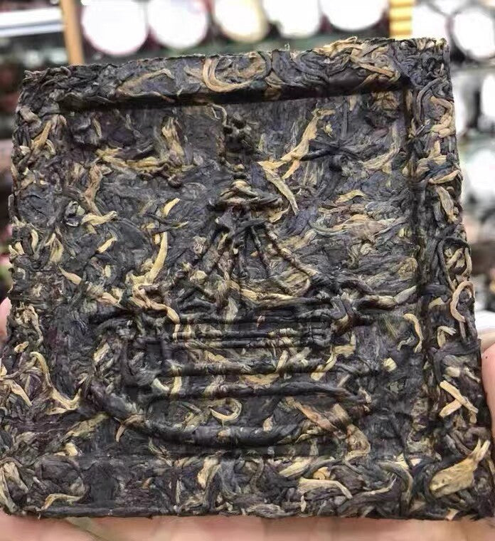 2006 Ba Jiao Ting Royal Reward Arbor Tea 200g Pu'er Tea Green Brick 200g -