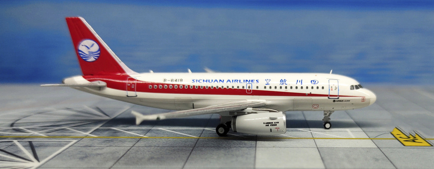 Panda Model CHINA AIRLINES AIRBUS A319 B-6419 1/400 diecast plane model aircraft