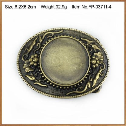 Men's Belts Buckle Zinc Alloy 4cm Width Loop Rectangle Jeans Fashion Accessories