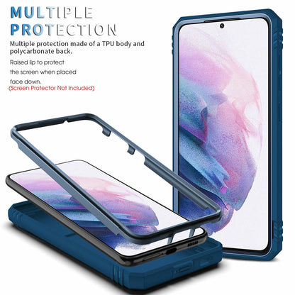 For Samsung Galaxy S21 Ultra S21 FE 5G Ring Case Stand Shockproof Phone Cover