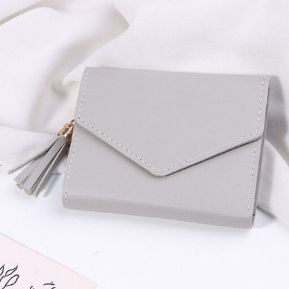 1Pc Short Tassel Wallet Women Purse Mini Coin Purse Card Pocket Girl Clutch Bag