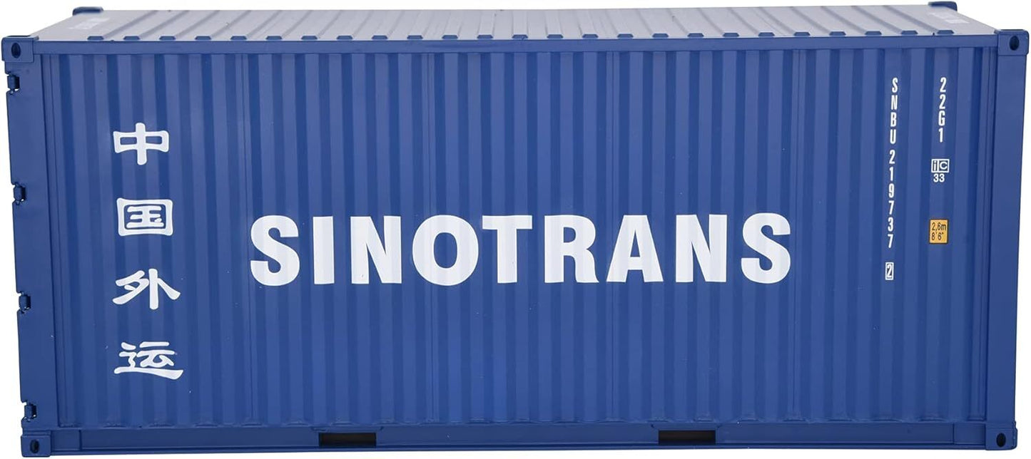 1:20 SINOTRANS 20GP Shipping Container Model Gray Abs Resin Toy Decoration Gift