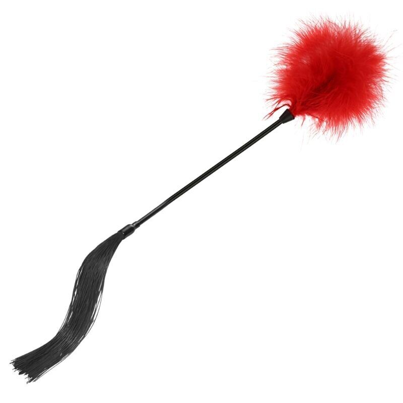 Tease Tickle Feather Stick Flirting Spanking Slapper Couples Prop Adult Sex Toys