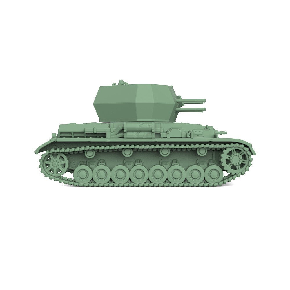 SS160481 1/160 Military Model Kit German Wirbelwind Self-Propelled Anti-Tank Gun