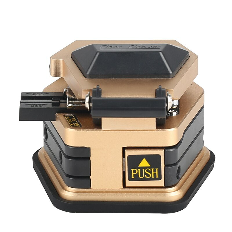 SKL-6C Fiber Cutting Knife Cold Connection Hot Melt Skin Fiber Cutter Gold Color
