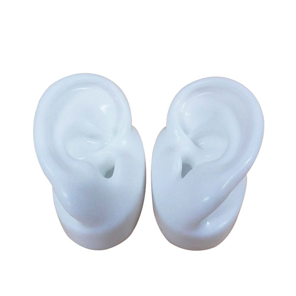 Ear Model 1 Pair Silicone Colorful Demo For Hearing Aids Display Educational Kit