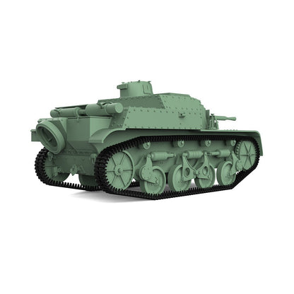 SSMODEL 1/72 25mm Military Model Kit France Renault 1935(ZT-3) Tank Destroyer