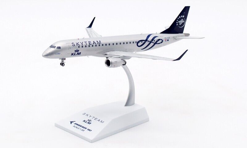 1:200 JC Wings KLM SKYTEAM EMB190-100STD Passenger Plane Diecast Aircraft Model