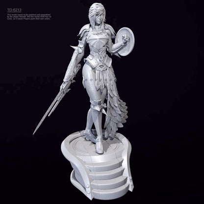 1/24 resin figure model kit Final Swordsman Female Warrior Unassembled unpainted