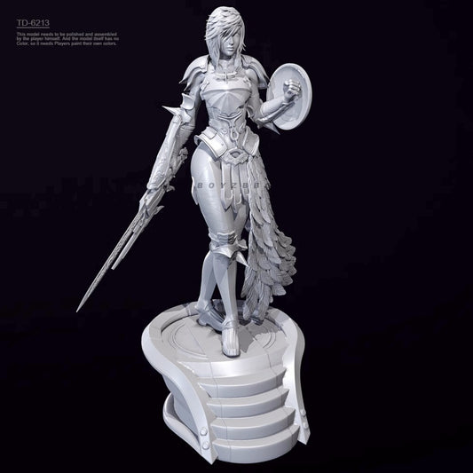 1/24 resin figure model kit Final Swordsman Female Warrior Unassembled unpainted