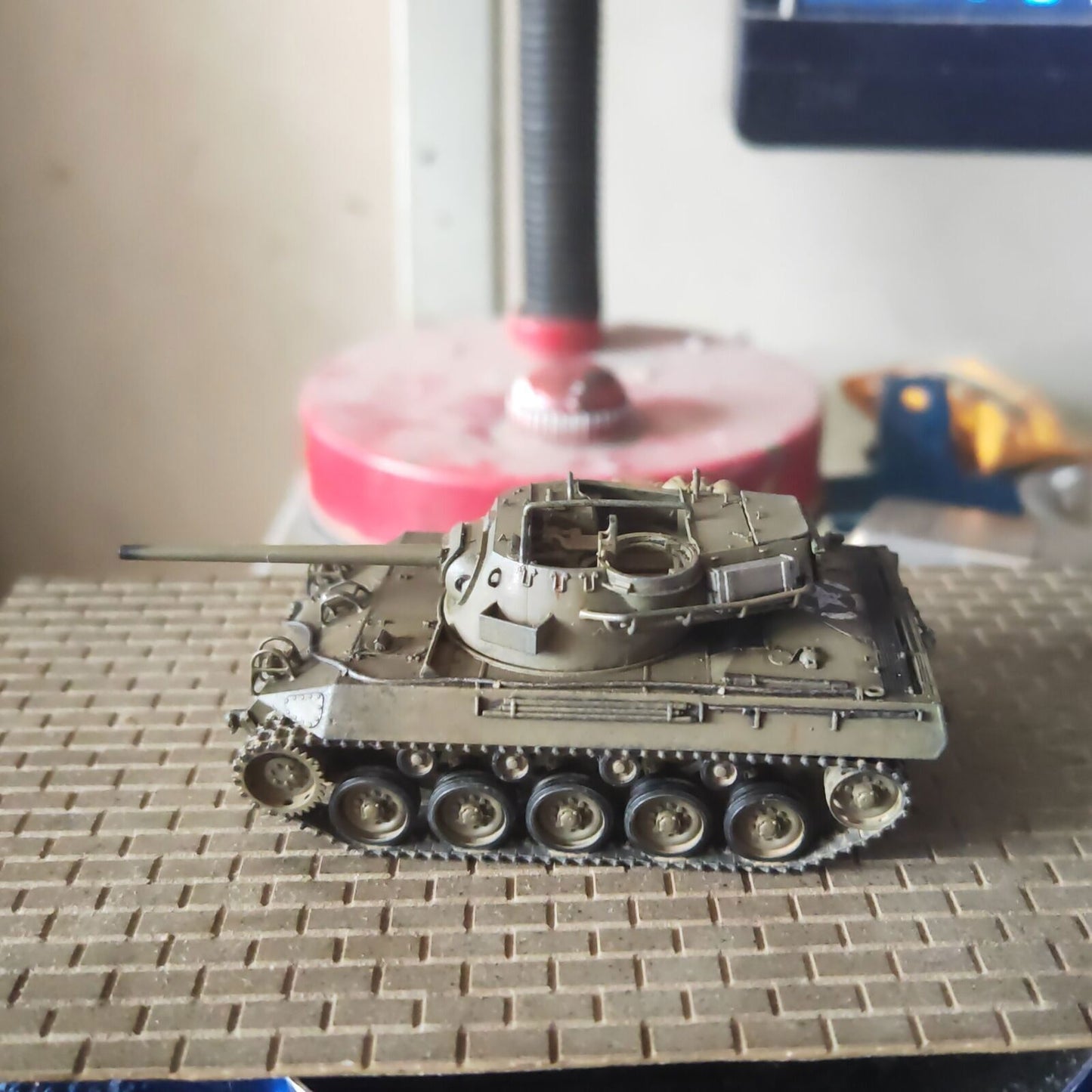 Homemade 1/72 WWII U.S. Hellcat Military Tank Destroyer Artifact Static Model