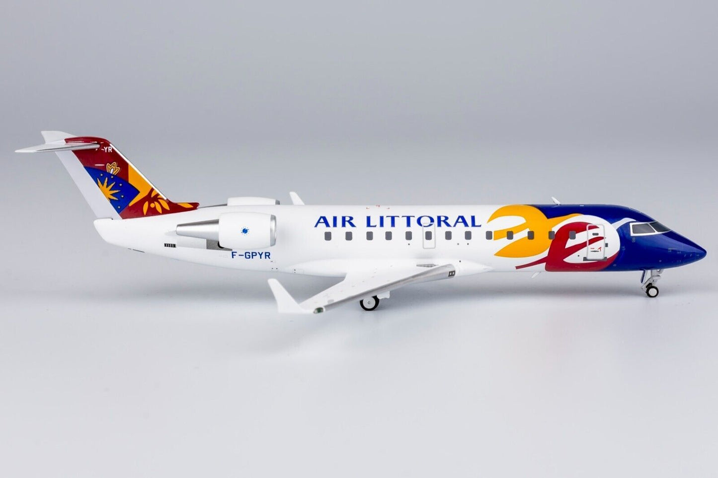 1:200 NG Model Air Littoral Bombardier CRJ-100 Passenger Airplane Diecast Model