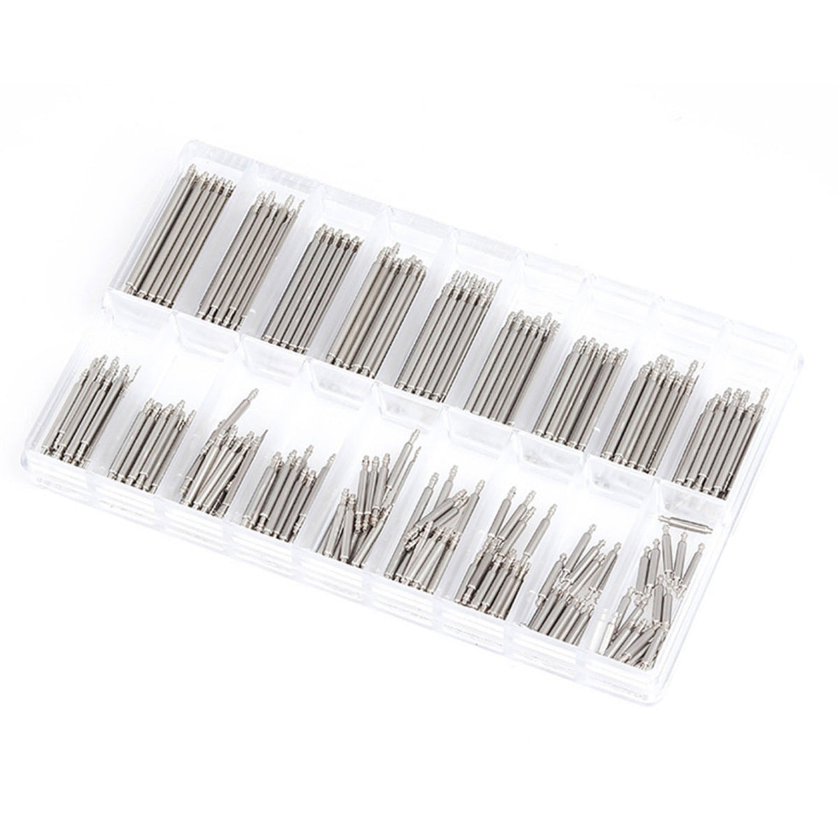 360PCS 8-25mm Watch Spring Bars Strap Link Pins Stainless Steel Repair Kit Tool