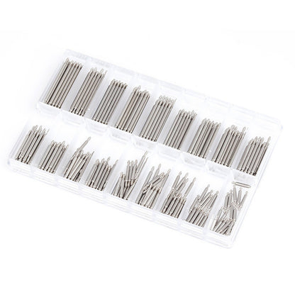 360PCS 8-25mm Watch Spring Bars Strap Link Pins Stainless Steel Repair Kit Tool