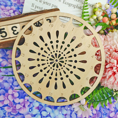 Embroidery Floss Organizers Wood Cross Stitch Needle Thread Storage Holder Tools