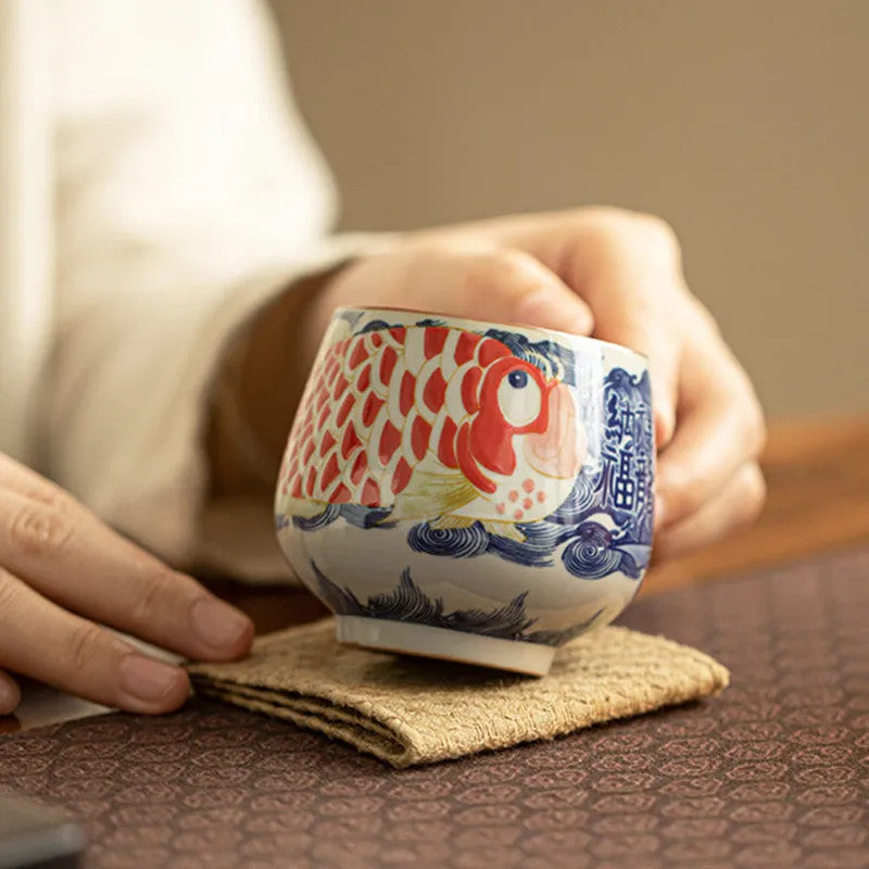 1 Pc Chinese Ceramic Tea Cup Handmade Teacup Tea Bowl Cup Tea Set Accessories