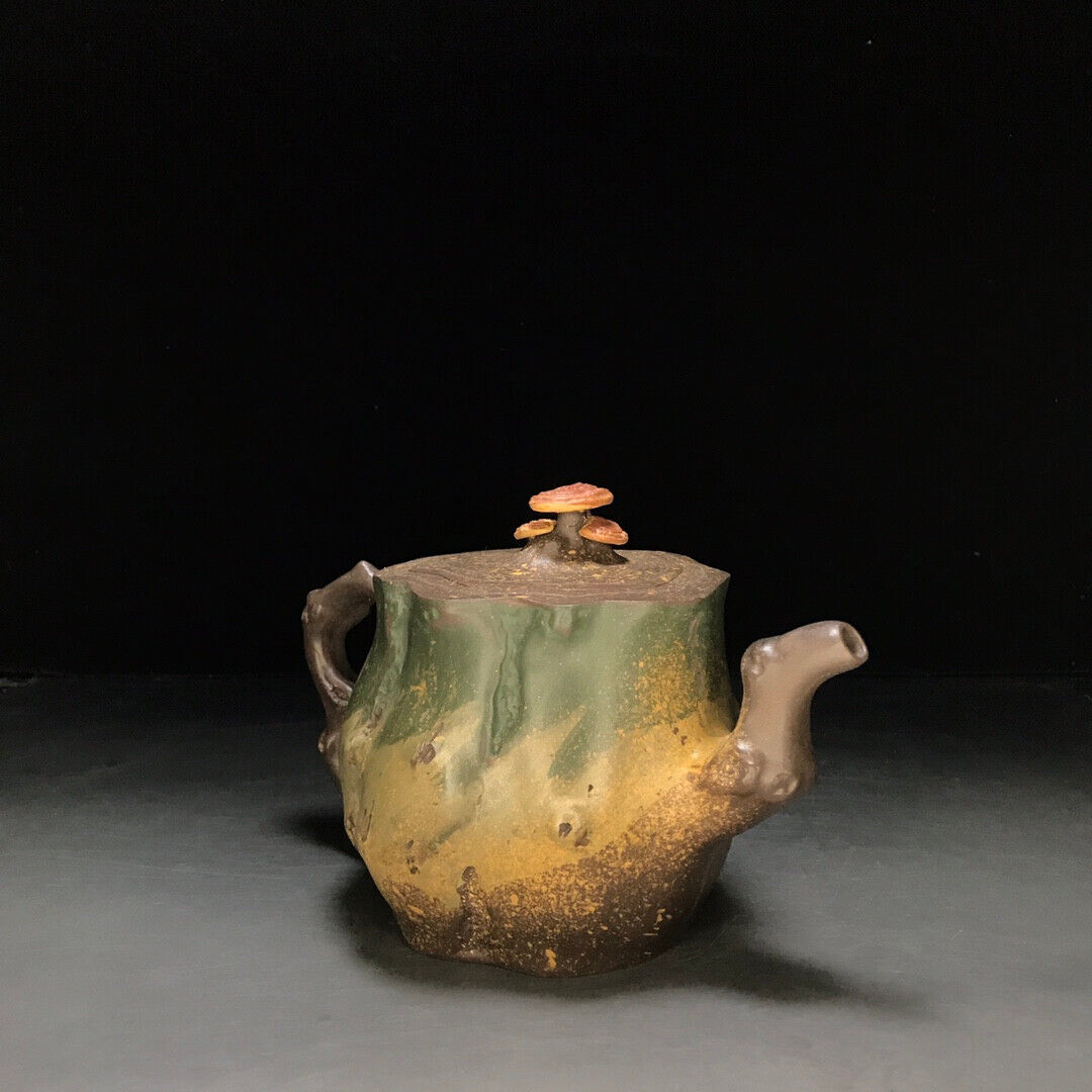 Chinese Yixing Zisha Clay Handmade Exquisite Teapot （富足长寿 底款：裴石民）