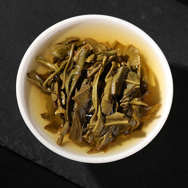 357g Yunnan Pu'er Tea Yiwu Ancient Tree Pu'er Raw Tea Cake with Orchid Aroma