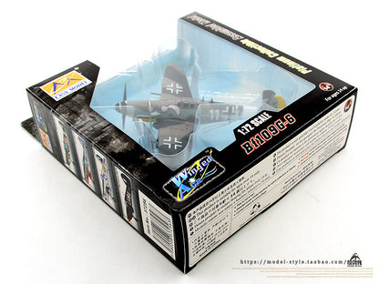 1/72 German BF109G-6 fighter model JG3 Squadron 7th Brigade aircraft model