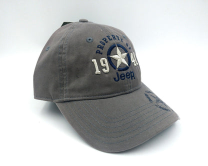Jeep 1941 Hat Sport Baseball Ball Cap Embroidery Men's Unisex Adjustable Grey