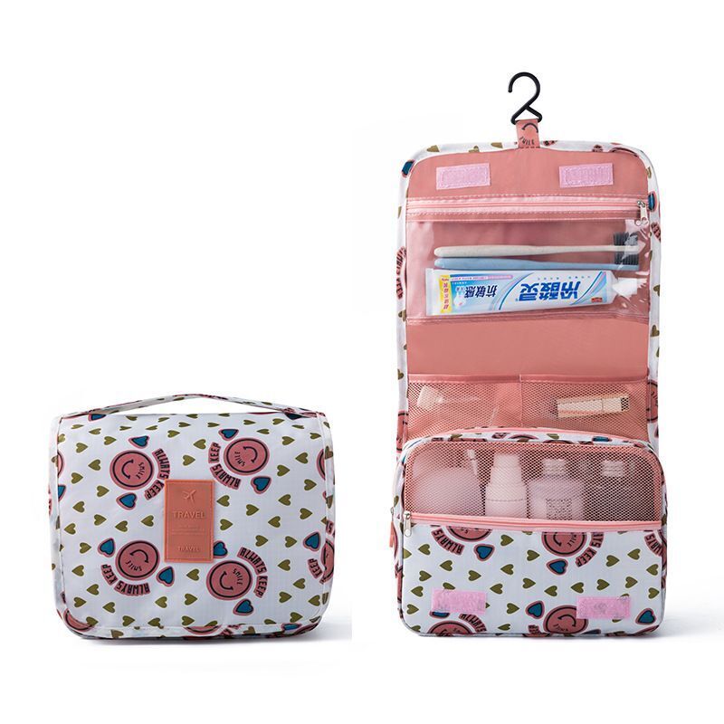 Traveling Cosmetic Bag Nylon Waterproof Makeup Purse Storage Pouch 24*9*18.5 CM