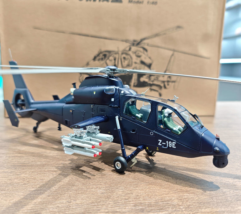 1:40 36CM AVIC Z-19E Armed Helicopter Plane Diecast Military Aircraft Model