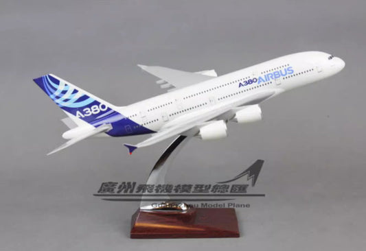 34CM 1:215 AIRBUS A380 Passenger Airplane Resin Aircraft Plane Model Collection