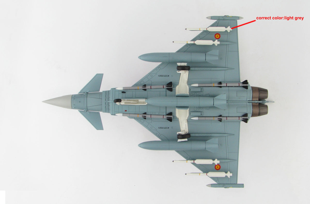 HM Eurofighter Typhoon EF2000 C.16-48 Spanish Air Force 1/72 diecast plane model