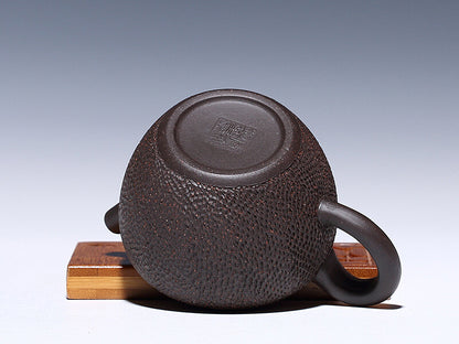 170ml 17cm Chinese Real Yixing Zisha Teapot Black Galaxy Clay Tea Pot