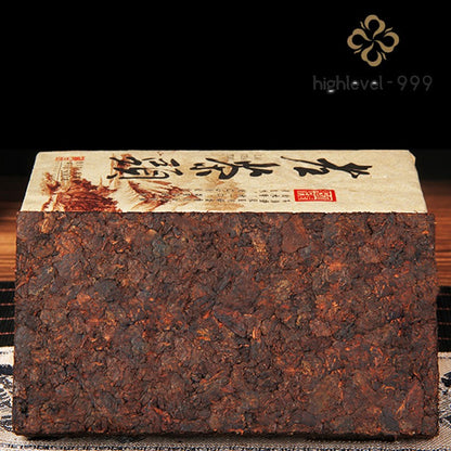 500g Ripe Pu'er Tea Brick Yunnan Menghai Banzhang Ancient Tree Compressed Tea
