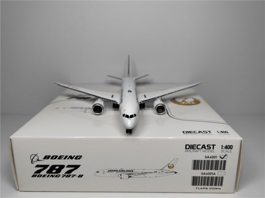 1:400 JC Wings JAL B787-8 Passenger Airplane Diecast Aircraft Model