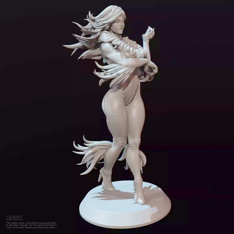 1/24 resin figure model Fantasy Woman 3D Printing unassembled unpainted