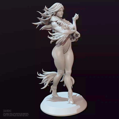 1/24 resin figure model Fantasy Woman 3D Printing unassembled unpainted