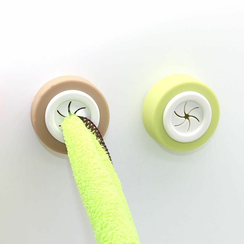 Towel Holder Sucker Wall Window Bathroom Tool Storage Hooks Washing Cloth Racks