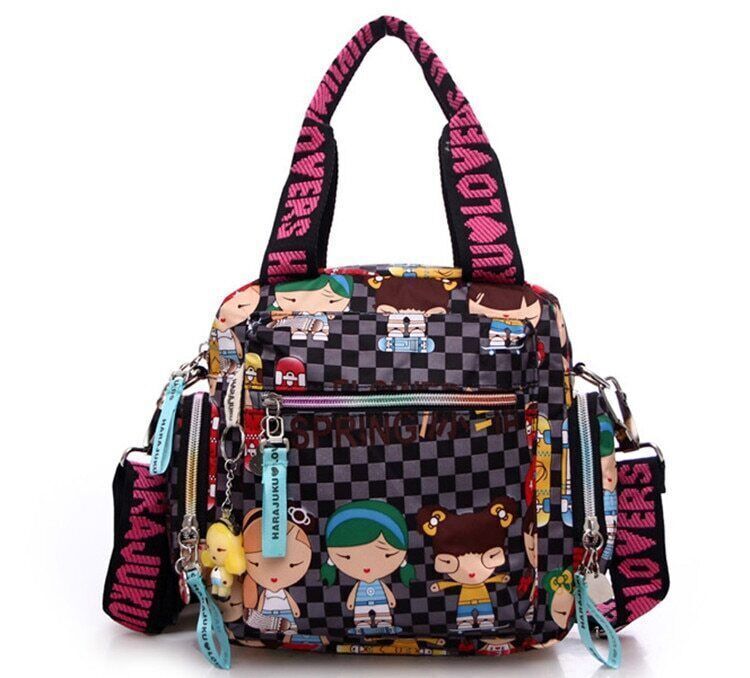 Woman Shoulder Bag Cowboy Bag Baby Handbag Oxford Cloth Messenger Bag